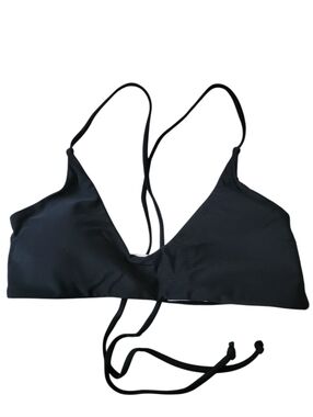 Reversable Bikini Top Sz M Light Padding Blacj And White